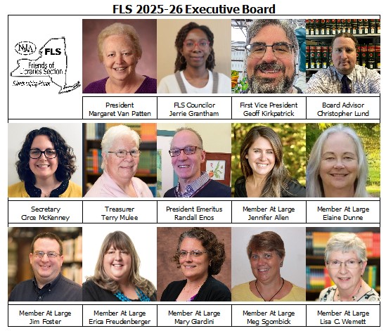 A photograph compilation of the FLS 2025-2026 Board.